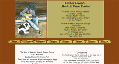 Desktop Screenshot of cowboylegendsai.com